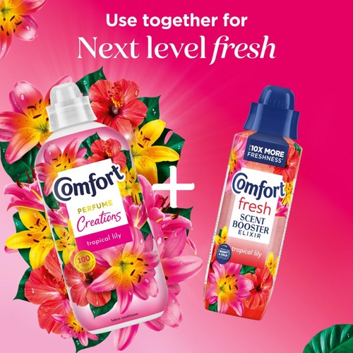 Comfort Perfume Creations Fabric Conditioner Tropical Lily 30 Washes