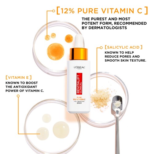 L'Oreal Revitalift Clinical Pure 12% Vitamin C Serum 30ml