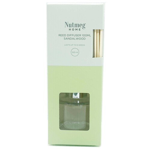 Nutmeg Home Reed Diffuser Sandalwood