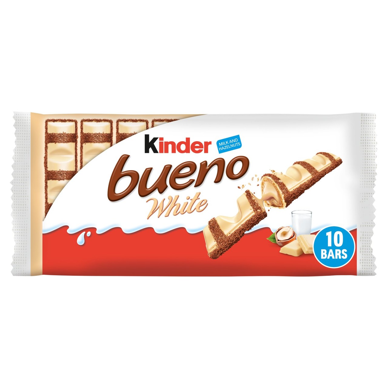 Kinder Bueno White Chocolate & Hazelnut Multipack 5 x 39g