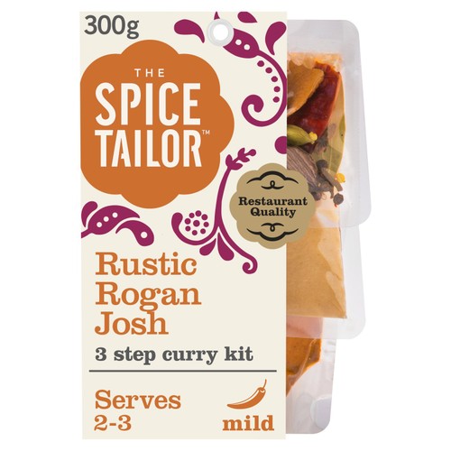 The Spice Tailor Rustic Rogan Josh Indian Curry Sauce Meal Kit 300g