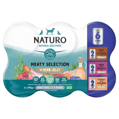 Naturo Adult Grain & Gluten Free Variety Cans In Jelly 