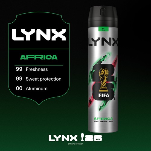 Lynx Africa Anti Sweat Antiperspirant 250ml