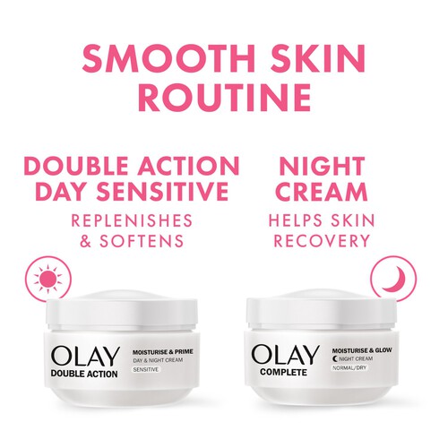 Olay Double Action Day Sensitive Cream Moisturiser & Primer