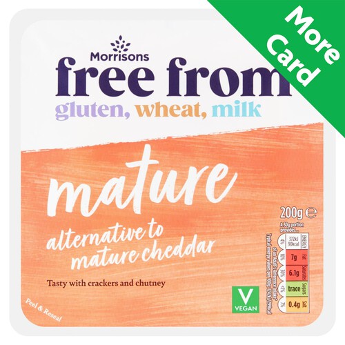 Morrisons Free From Mature Cheddar 