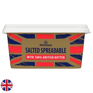 Morrisons Salted Spreadable With 100% British Butter 500g