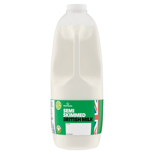 Morrisons British Semi Skimmed Milk 4 Pint