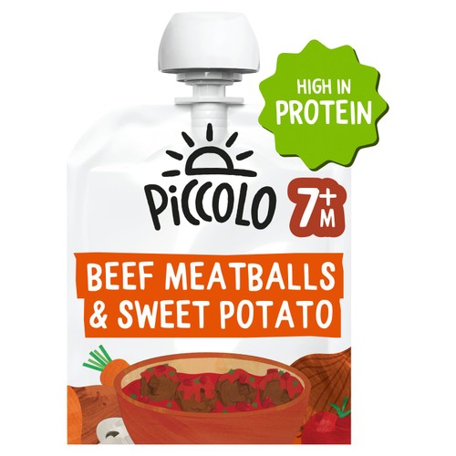 Piccolo Organic Sweet Potato & Beef Meatballs 7+ Months