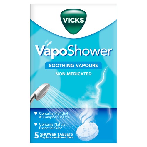 Vicks Vapo Shower Soothing Vapours 5 Pack
