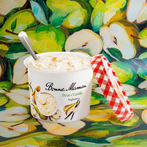 Bonne Maman Yoghurt Pear & Vanilla 450g