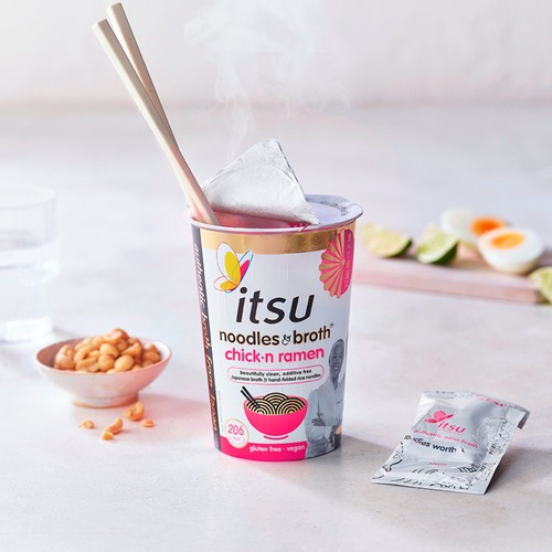Itsu Chick-n Ramen Instant Noodles & Broth Pot 64g