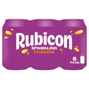 Rubicon Sparkling Passionfruit Juice Soft Drink 6x330ml