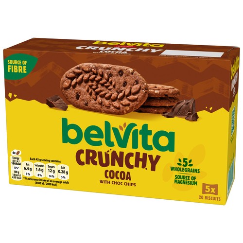 Belvita Chocolate Chip Cereal Biscuit Snack Bars Multipack