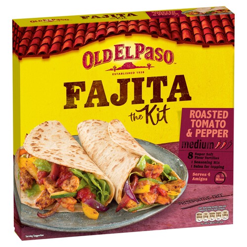 Old El Paso Roasted Tomato & Pepper Fajita Kit