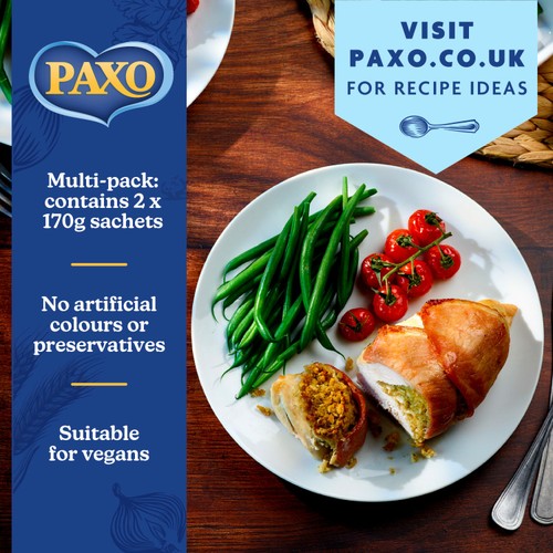 Paxo Sage & Onion Stuffing Mix 2 x 170g (340g)