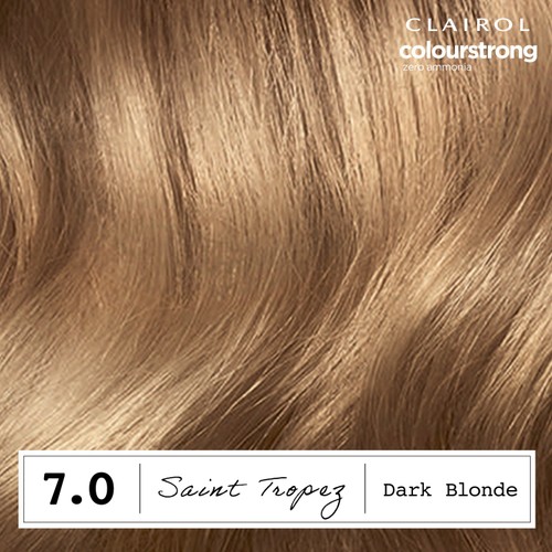 Clairol Colour Strong Permanent Hair Dye 7.0 Dark Blonde