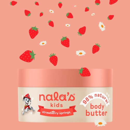 Nala's Kids Body Butter Strawberry Springs