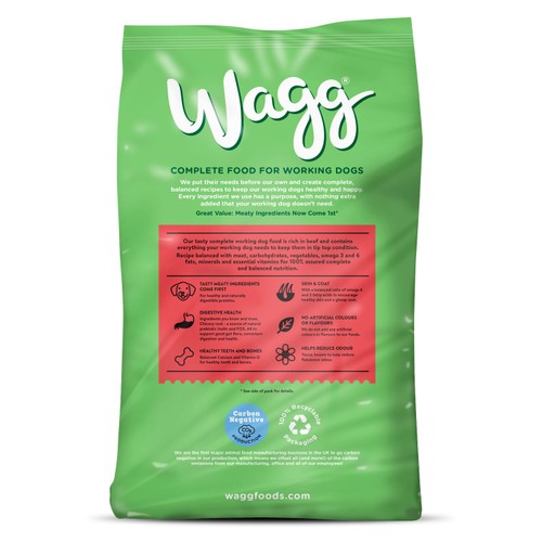 Wagg Active Goodness Complete Rich in Beef & Veg Dry Adult Dog Food