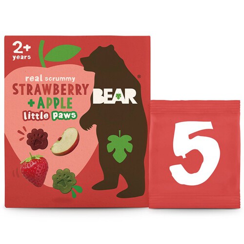 BEAR Paws Strawberry & Apple +12 Months