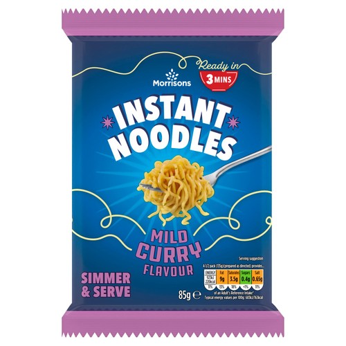 Morrisons mild curry instant noodles
