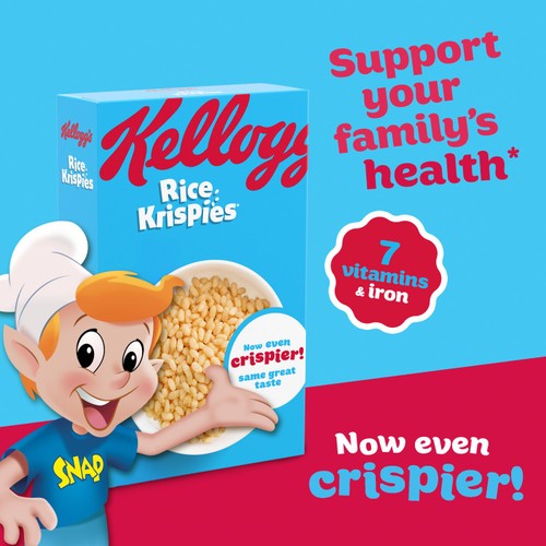 Kellogg's Rice Krispies Breakfast Cereal 430g