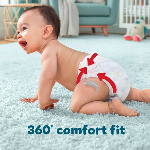 Pampers Premium Protection Nappy Pants Size 5, 48 Nappies Jumbo+