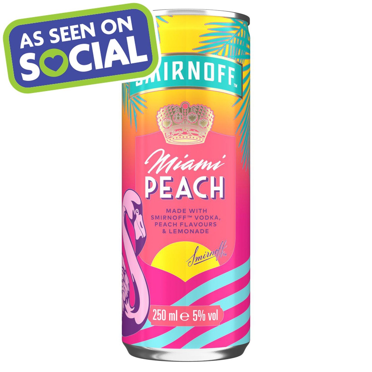 Smirnoff Miami Peach & Lemonade