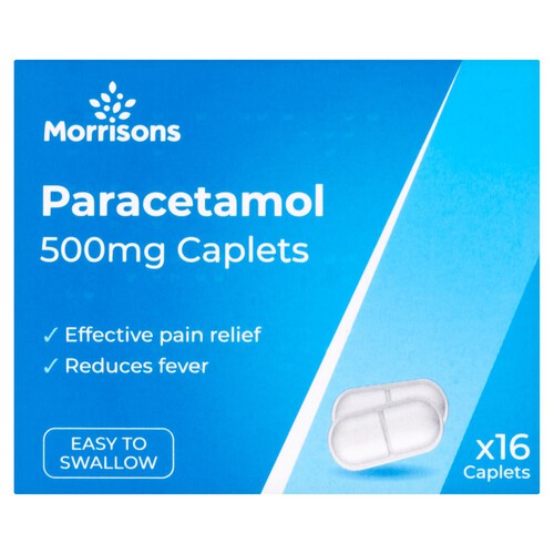 Morrisons Paracetamol 500 Mg Caplets