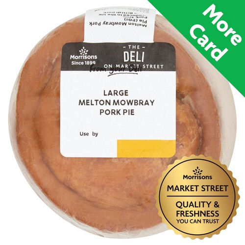 Market Street Large Melton Mowbray Pork Pie