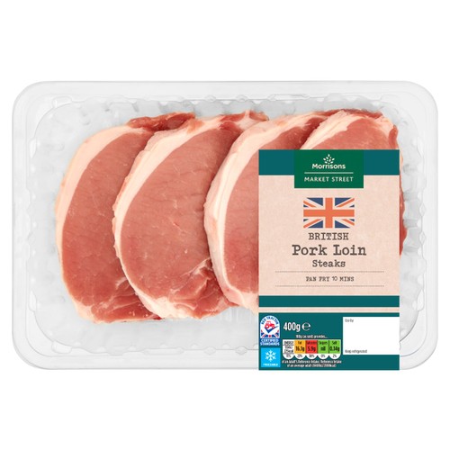 Morrisons British Pork Loin Steaks 400g