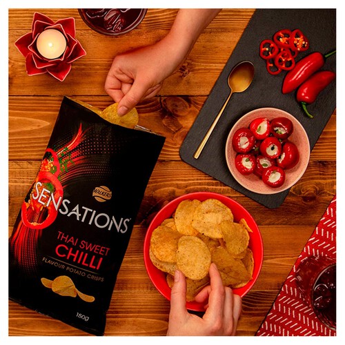 Walkers Sensations Thai Sweet Chilli Sharing Crisps