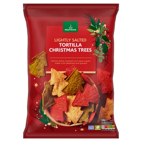 Morrisons Lightly Salted Tortilla Trees 150g