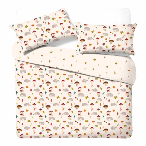 Nutmeg Home Easy Care Toadstool Duvet Set King