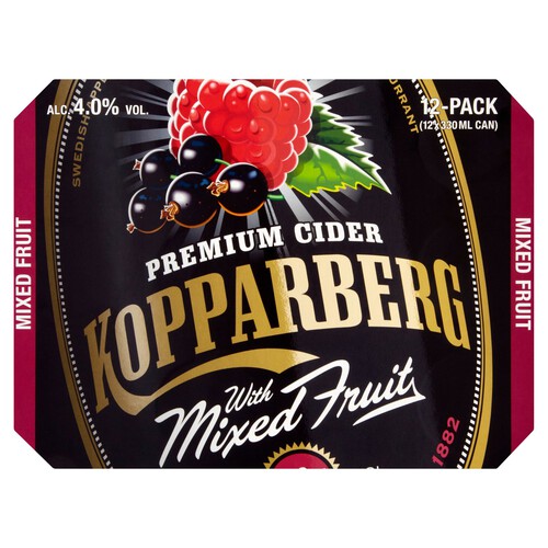 Kopparberg Mixed Fruit Cider Cans