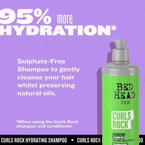 Bed Head Curls Rock Shampoo 400ml