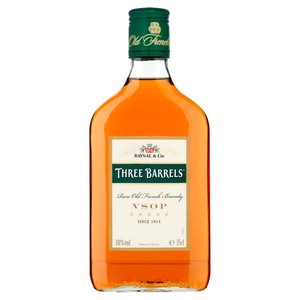 Three Barrels Rare Old French Brandy VSOP 35cl