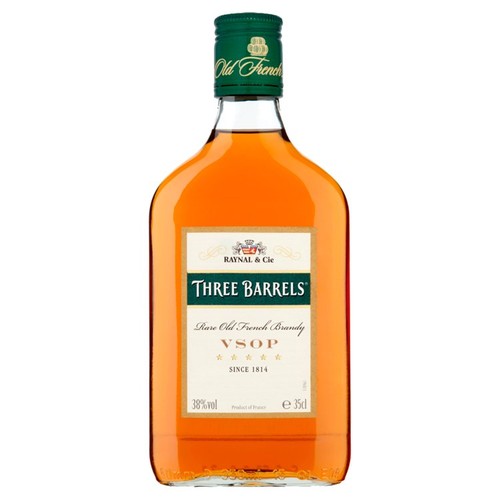 Three Barrels Rare Old French Brandy VSOP 35cl
