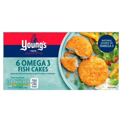 Young's Omega 3 Fish Cakes 