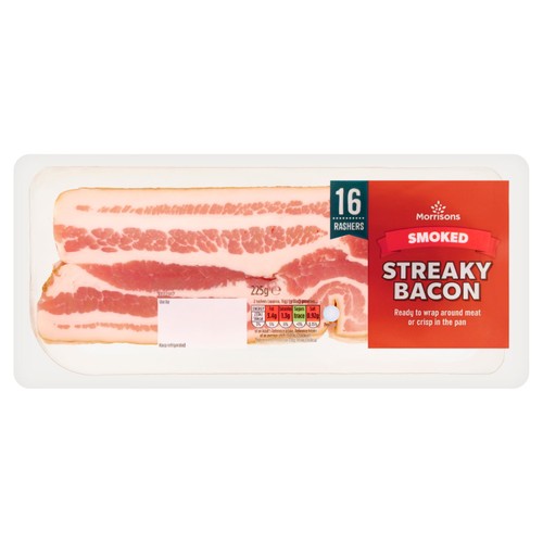 Morrisons Smoked Streaky Bacon 16 Rashers