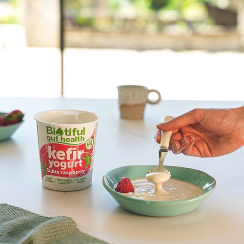 Biotiful Gut Health Kefir Yogurt Rubie Raspberry 350g