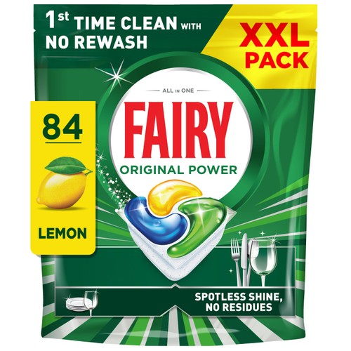 Fairy Original Auto Dishwashing Tablet Lemon 84 Washes