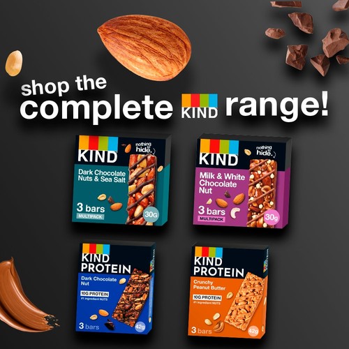 Kind Caramel Nut Protein Bars 3 x 42g