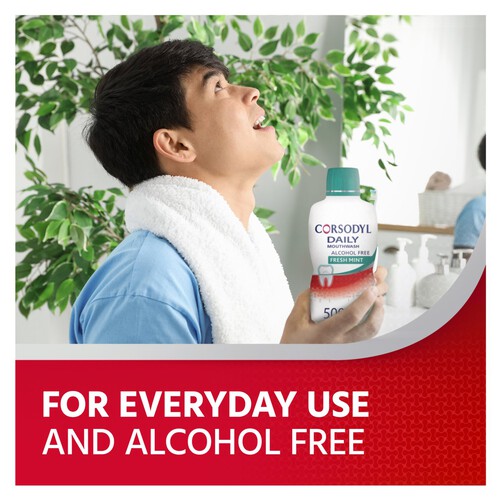 Corsodyl Daily Gum Care Mouthwash Alcohol Free Fresh Mint