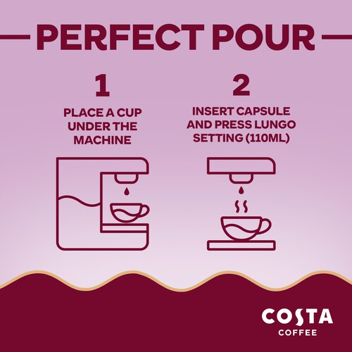 Costa Intense Dark Roast Capsules 