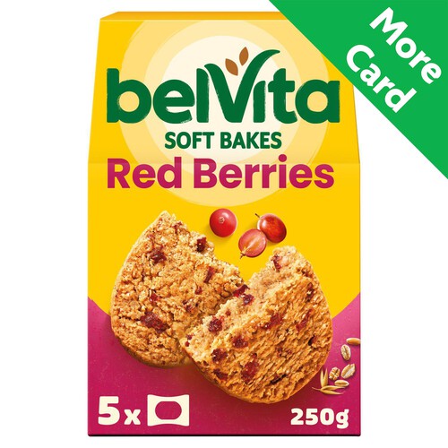 BelVita Breakfast Biscuits Soft Bakes Red Berries 5 Pack