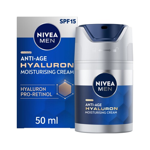 NIVEA MEN Hyaluron Anti-Age Moisturiser SPF15 