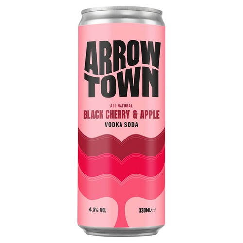 Arrowtown Drinks Vodka Soda Black Cherry & Apple 330ml