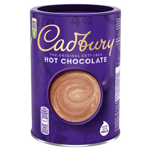 Cadbury Drinking Chocolate Hot Chocolate Tub