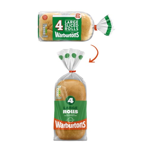 Warburtons  Large White Rolls