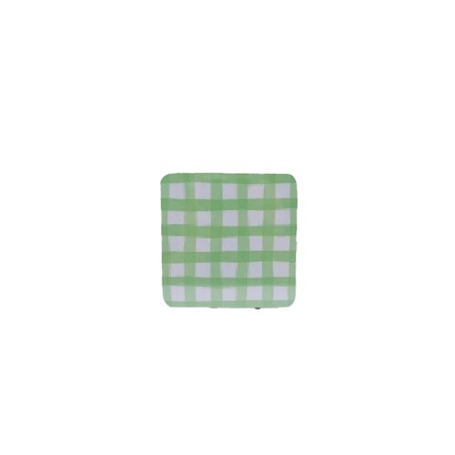 Nutmeg Home Gingham Cork Back Coasters